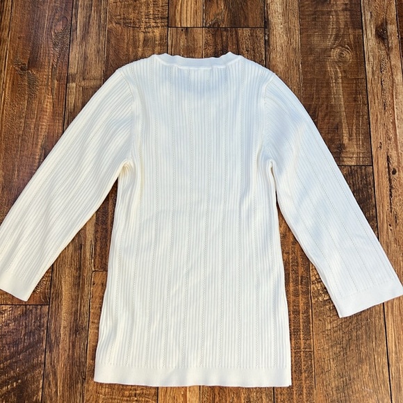 NWOT CYRUS CREAM KNIT SWEATER TOP S - Picture 5 of 6